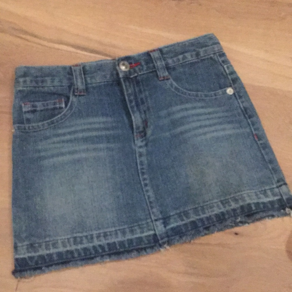 Cute jean mini skirt